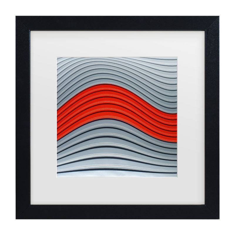 Bolog Luc Vangindertael Wave Matted Framed Art