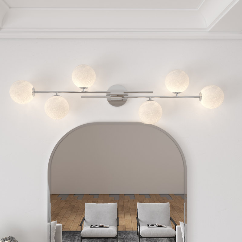 6-Light Vanity Light, Chromium