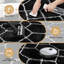 Rectangle 160 cm x 230 cm Geometric Shaggy Washable Area Rug-989361375