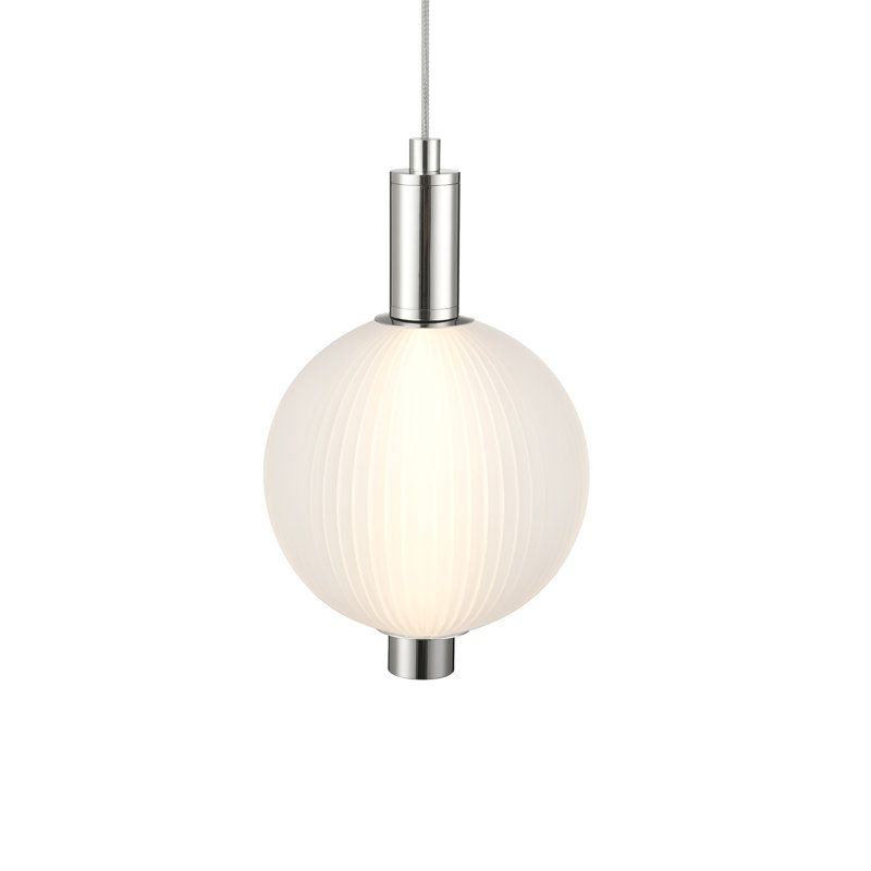 Palmas 10" LED Pendant, Nickel