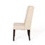 De 2 chaises de salle à manger à haut dossier en beige avec détails à oreilles-1172264266