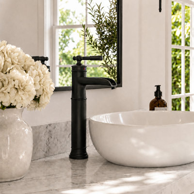 Apex Vessel Single Hole,Single Handle Bathroom Sink Faucet with Drain Assembly