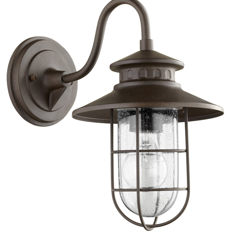 Bartels Wall Light, Oiled Bronze, 15.5" H x 9.5" W x 13.75" D