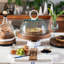 Mod White Cake Stand, Medium