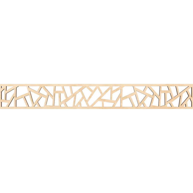 Moulure en bois Harrisburg, Bouleau, H 6 po x l 46,5 po x P 0,375 po