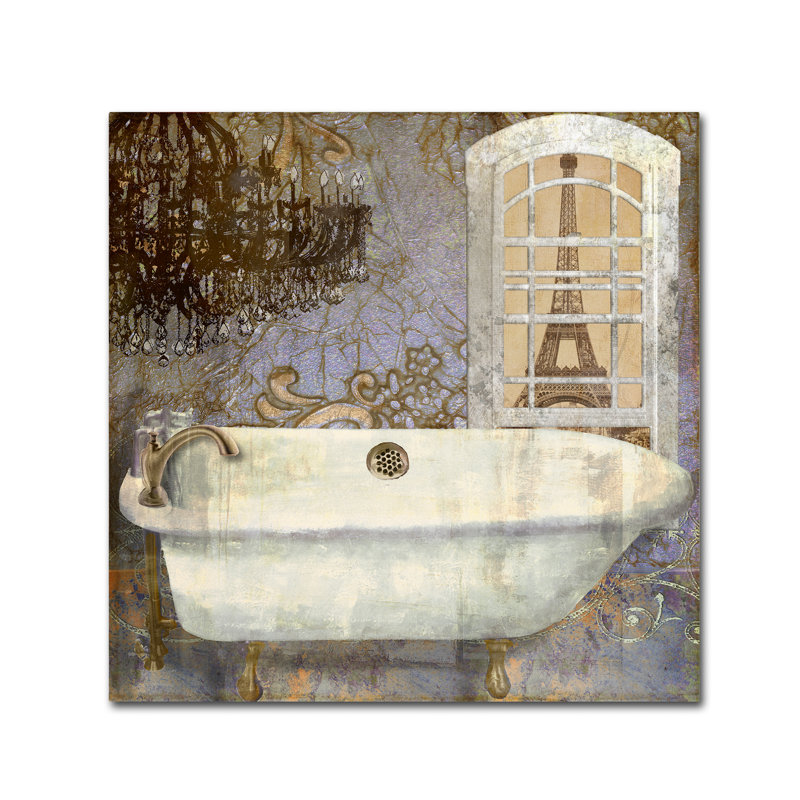 "Jadaya" Salle de Bain I "par Color Bakery, impression sur toile tendue, H 24 po x l 24 po x P 2 po