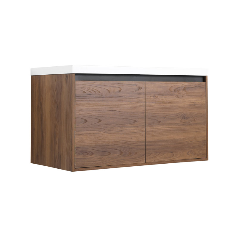 Meuble-lavabo luxueux avec lavabo durable et rangement spacieux