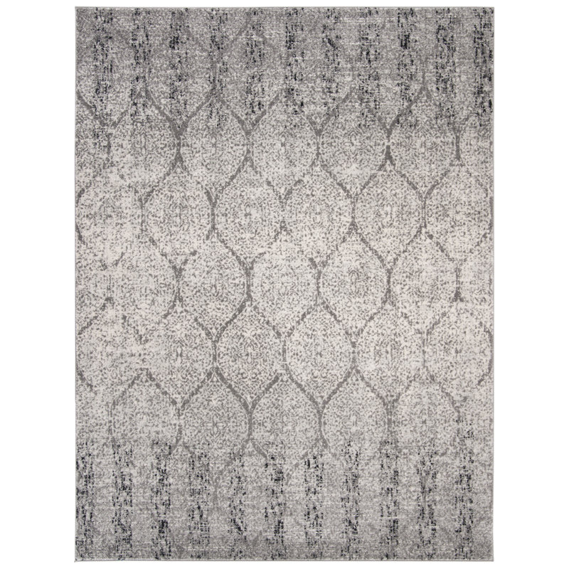 Kara Performance Geometric Rug, Rectangle 8' X 10'