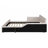 Upholstered Grounded Bed,Mother & Child Bed With Bedside Desk And Little Round Stool-85667721-85667724