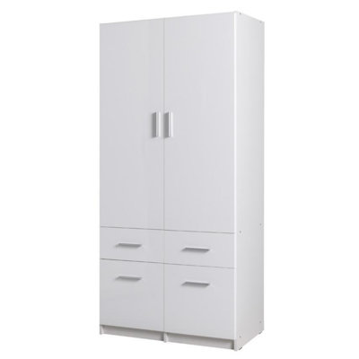 Rexburg 2 Door Manufactured Wood Wardrobe