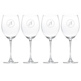 Lenox Tuscany Monogram Grand Bordeaux 27 oz. Crystal All Purpose Wine Glass