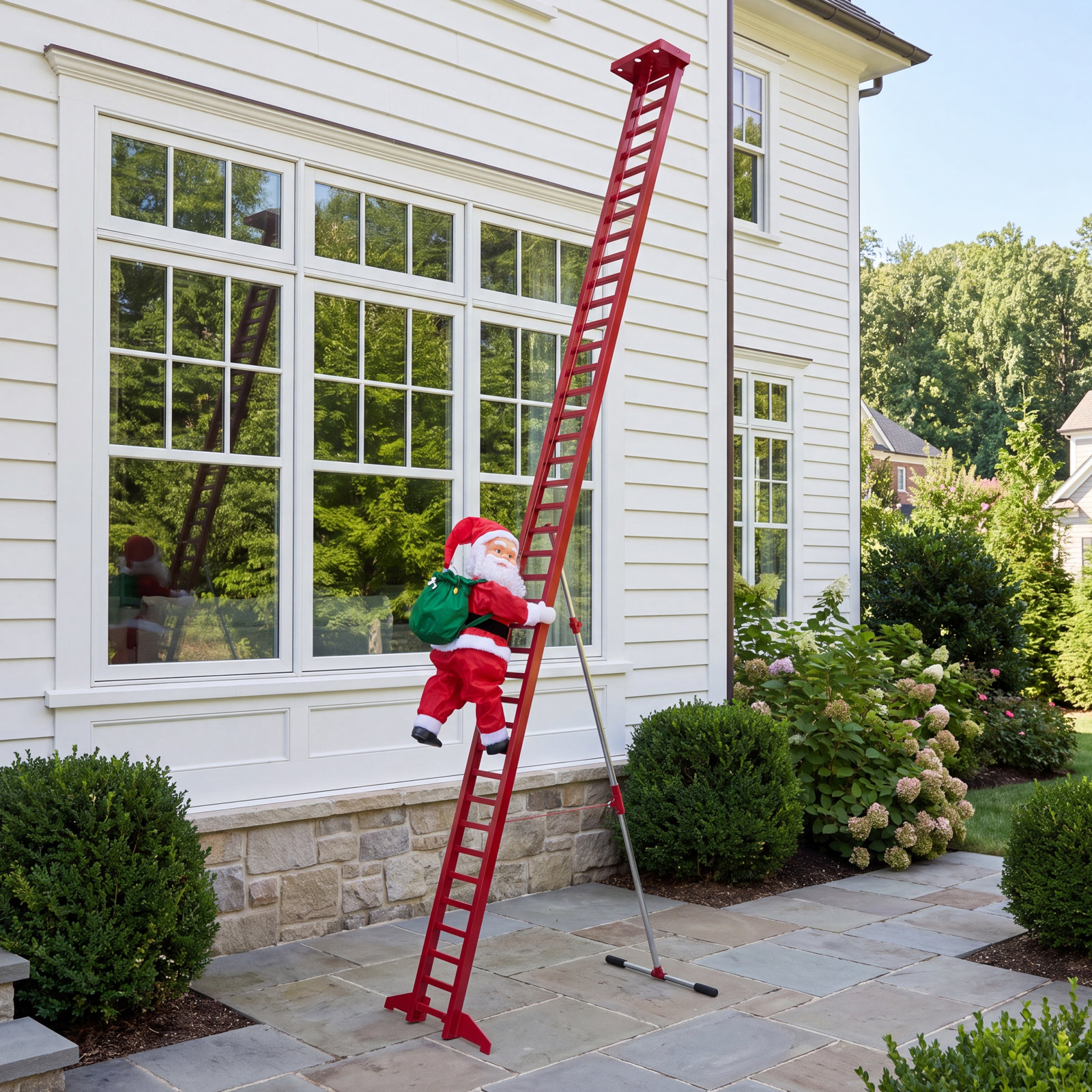 Outdoor 10' Animated Super Climbing Santa