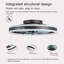 Ventilateur de plafond avec lumières DEL Draquan-99223054