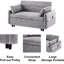 Caldina 55.3" upholstered sleeper sofa-990728545
