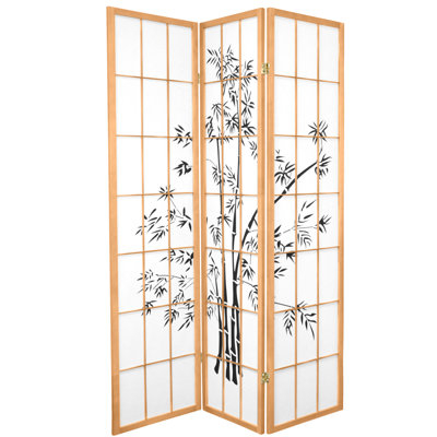 Tabron 70.25'' Tall Lucky Bamboo Shoji Screen