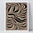" Abstract Foliage Art - Monochrome Leaf Design In Earth Tones "-98266957-98266958