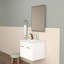 Meuble-lavabo mural 24 po avec miroir et lavabo en céramique