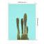 «Turquoise Cactus» par Lola Peacock, reproduction d'art sur toile encadrée-173076652