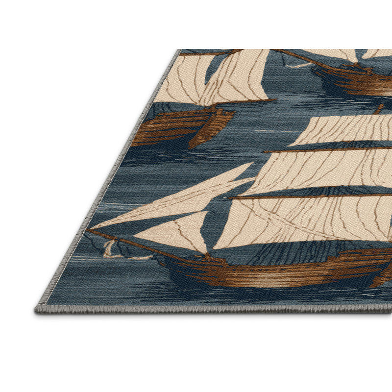  Tapis nautique lavable à voile, Rectangulaire 2 pi x 3 pi