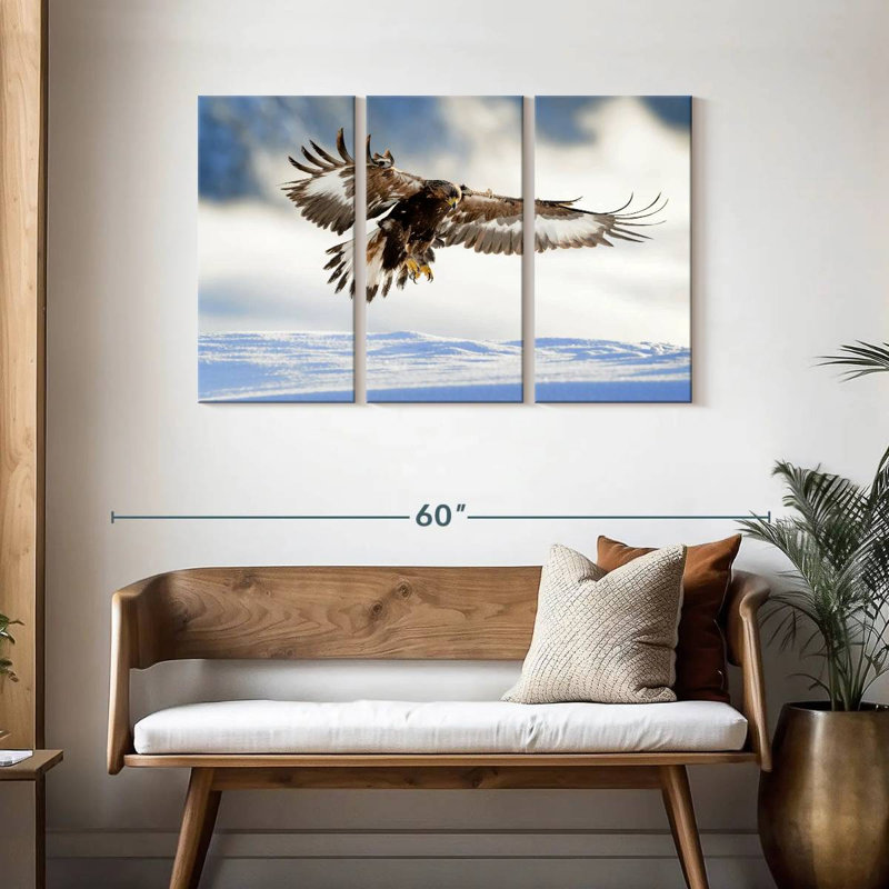Brampt Norwegian Golden Eagle, 28" H x 45" W