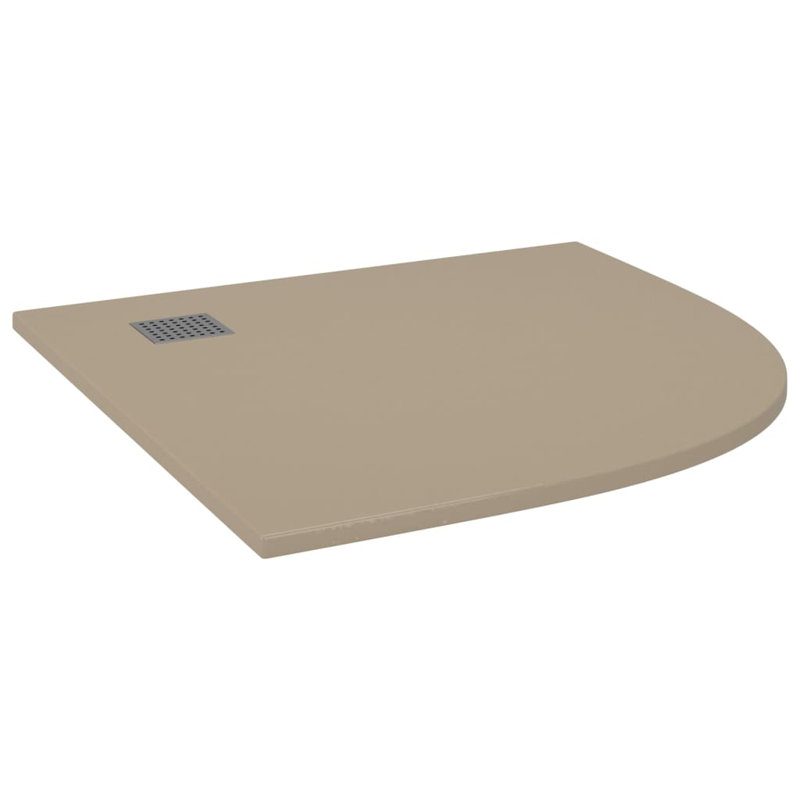 Jahn 900 x 900 mm Plastic Shower Tray, Brown