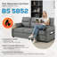 3 Seater Faux Leather Sofa