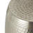 Beardall Aluminum Drum Shaped Accent Table with Hammered Design-156517518-261002437