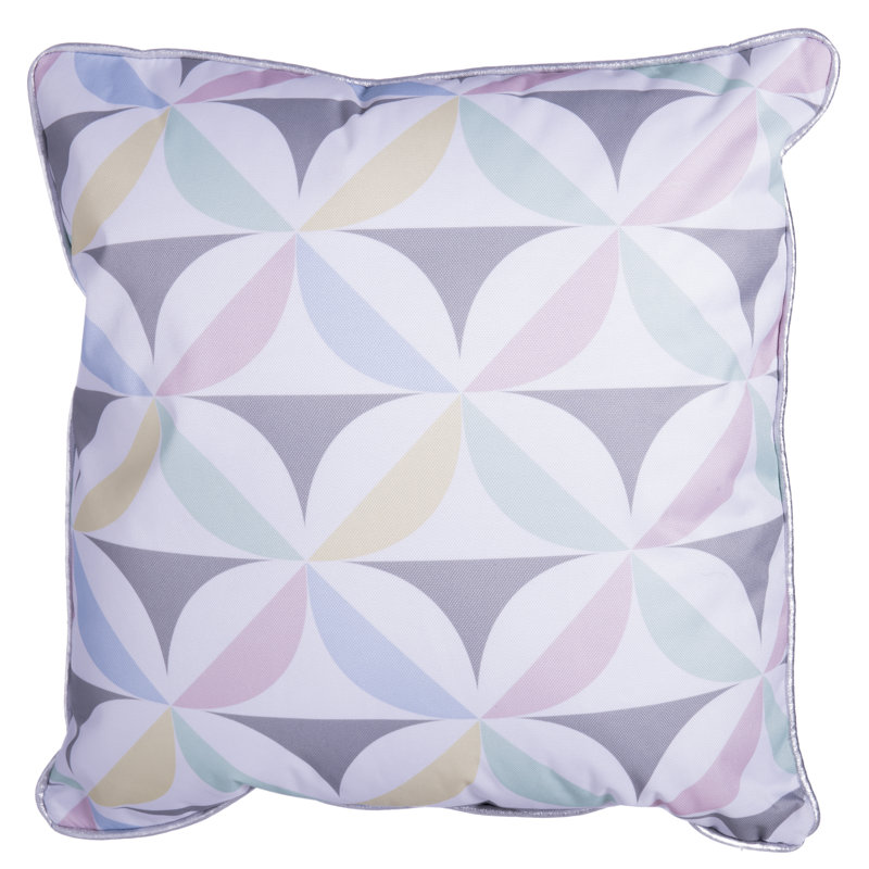 Kaylah Indoor / Outdoor Geometric Square Throw Cushion