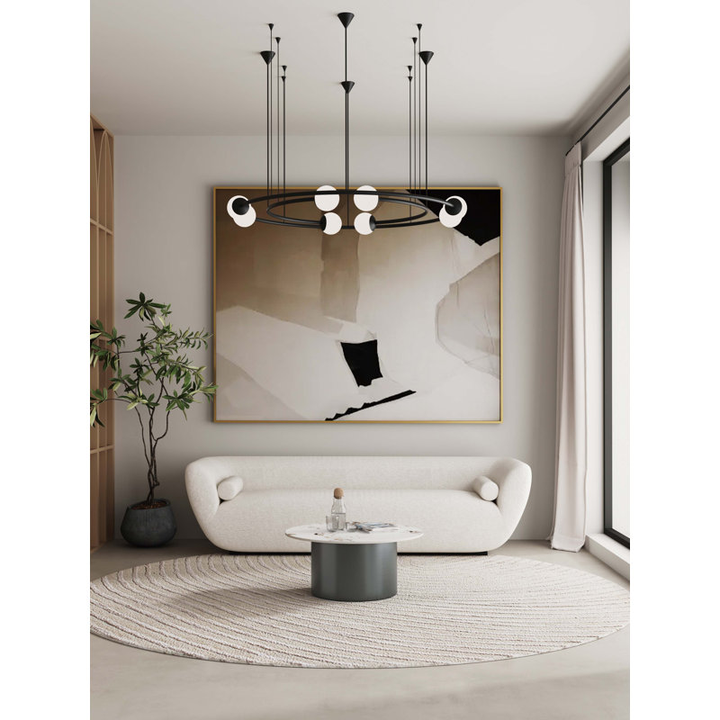 Table basse en acier inoxydable Glam 31 po Alondra