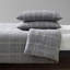 Ensemble de housse de couette en flanelle noire Kenneth Cole Sussex-175642472