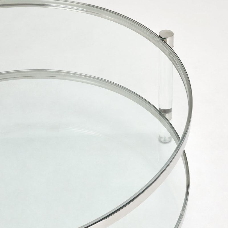 Table basse Glendi, Argent
