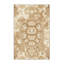 Tapis en peluche doux et moelleux à motif de damas classique brun et beige-1643848786