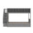 Gissette Kids Twin Over Full Bunk Bed with Drawers-1359227587