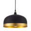 Luminaire suspendu moderne noir pour îlot de cuisine