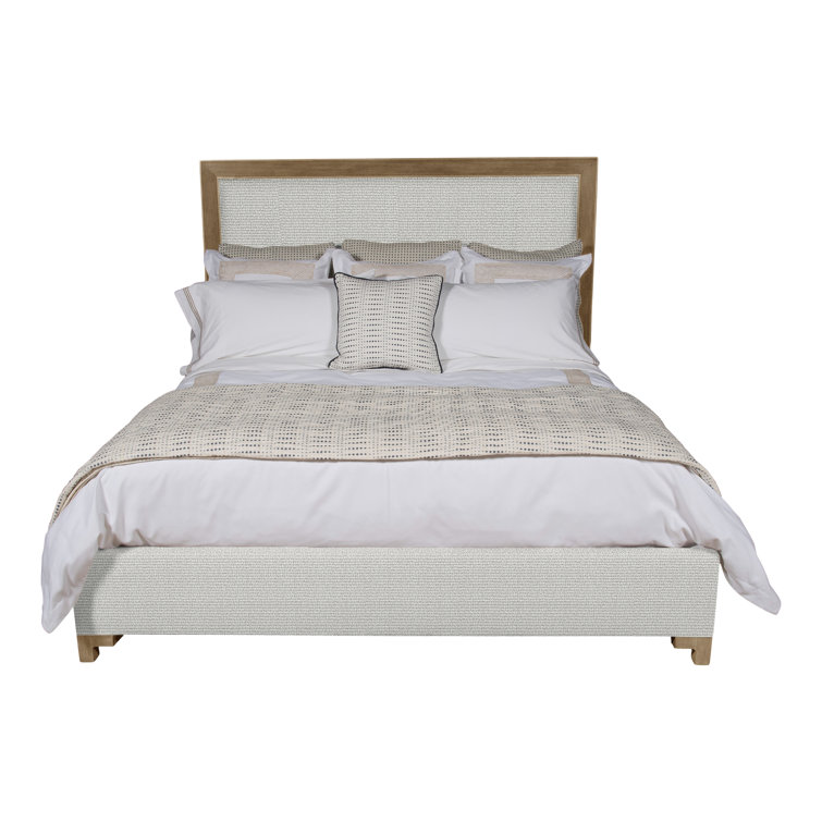 Louise/Lawrence King Upholstered Low Profile Panel Bed
