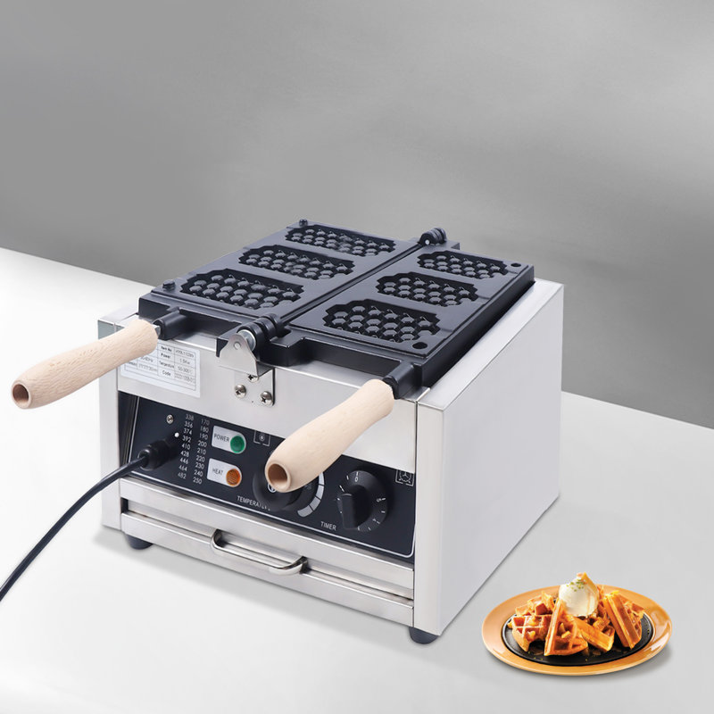 Gaufrier électrique anti-adhésif YYBSH 1500W