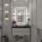 Molly Black Metal Framed LED Front Light and Backlit Anti-Fog Wall Bathroom/ Vanity Mirror-143579529