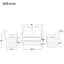 Outdoor Terrific - Ensemble modulaire 4 pièces toutes saisons avec coussins exquis et table basse pour la détente-596398236