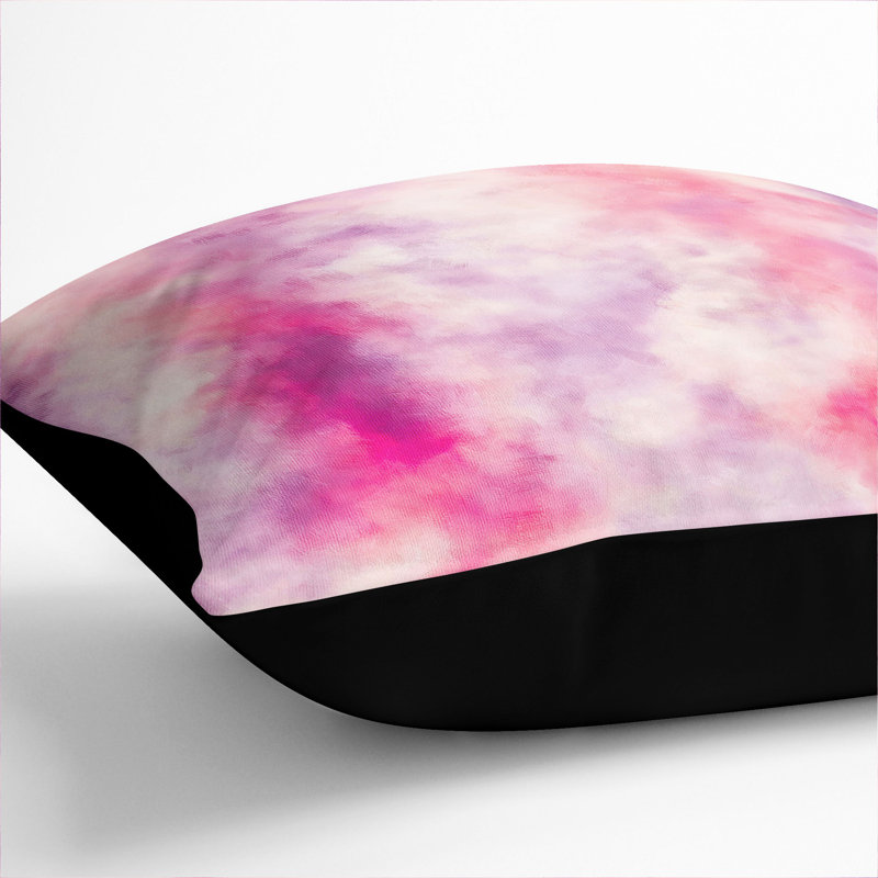 Square Cushion, 40cm H x 40cm W x 15cm D, Black
