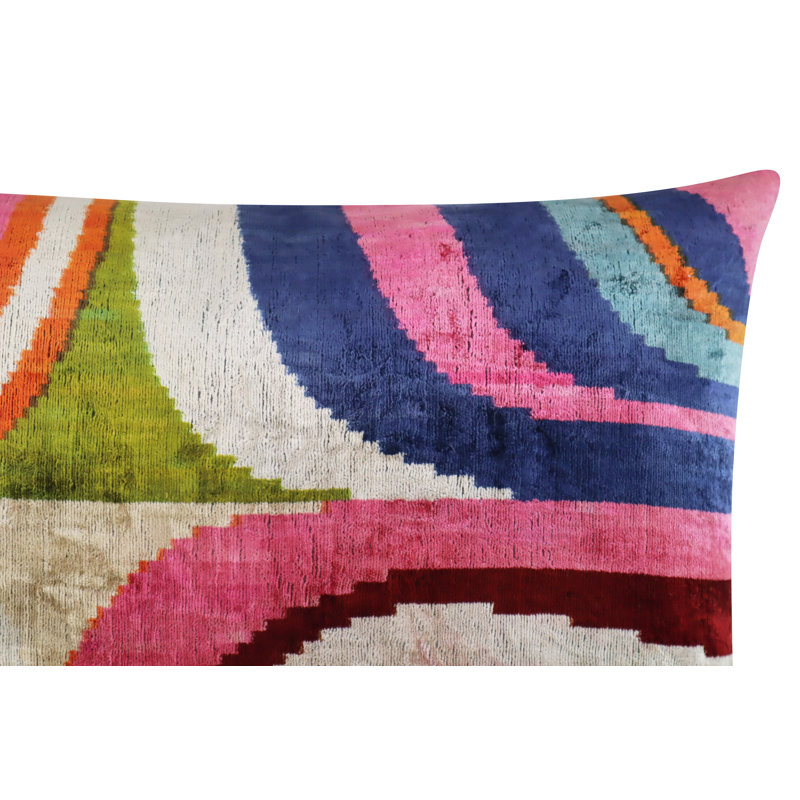 Velvet Lumbar Pillow Cover & Insert