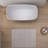 59.05“Solid Surface Bathtub, Freestanding Soaking Bathtub