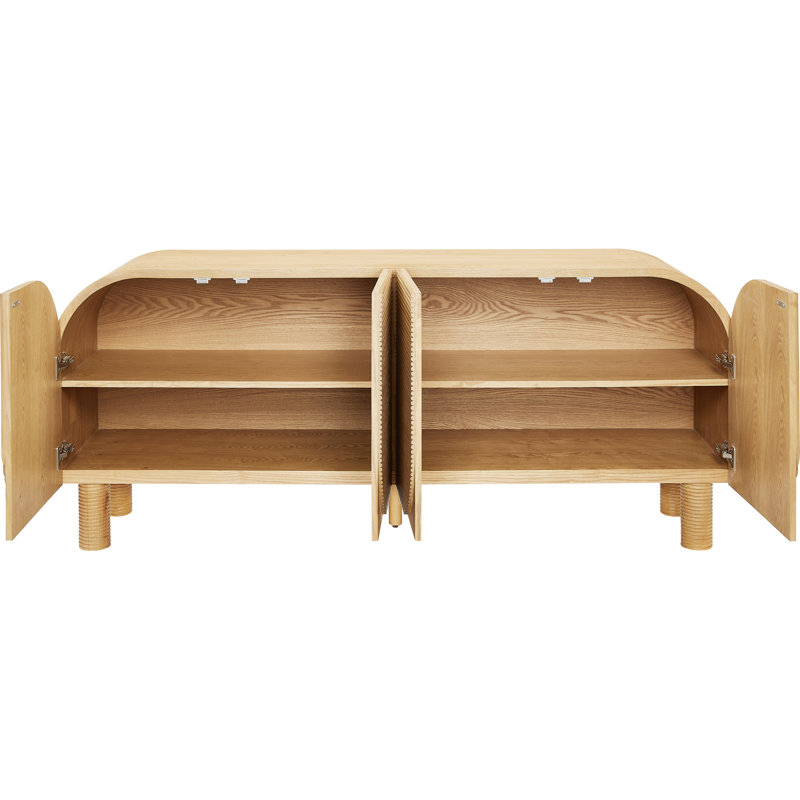 Casablanca 72'' Solid Wood Sideboard, Oak