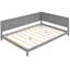 Lit de jour double en bois gris / aspect moderne Mid-Century avec structure polyvalente-2022754930-2022754932