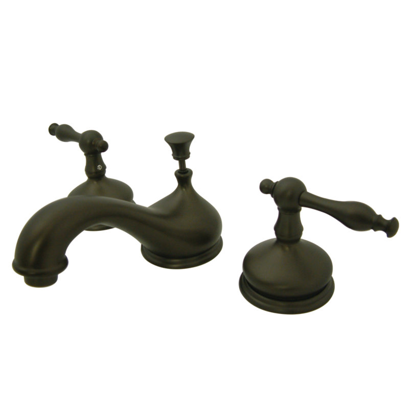 Robinet de salle de bain espacé Kingston, Bronze huilé