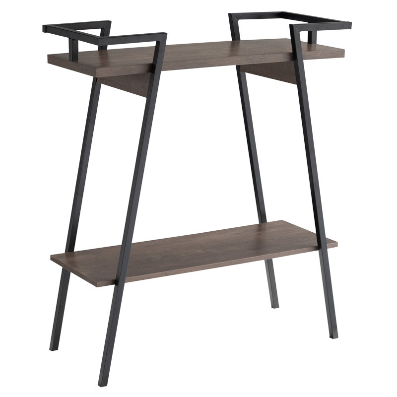 Yetta 31.25'' Console Table, Brown/Black