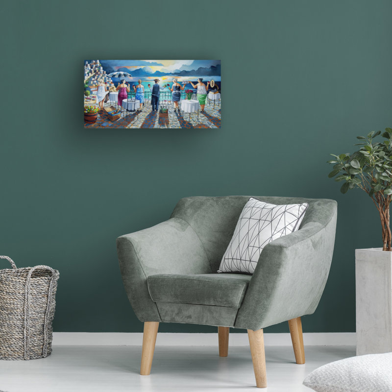Art sur toile «Bachelo Ronald West après le changement», H 10 po x l 19 po