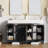 Modern Bathroom Sink Cabinet With Removable Shelf-1755295985