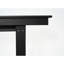 Repas d'extérieur pour 4 personnes - table de patio avec trou pour parasol et chaises avec accoudoirs, option terrasse près de la piscine en noir 5 conditions météorologiques - rassemblements idéaux-1070948185