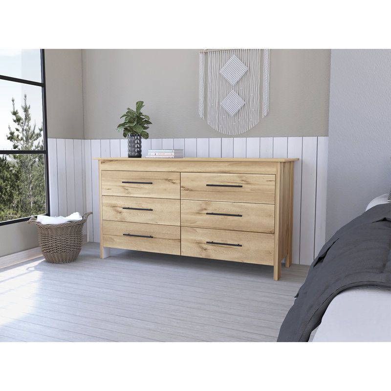 Commode double 59 tiroirs Anastazja, Brun