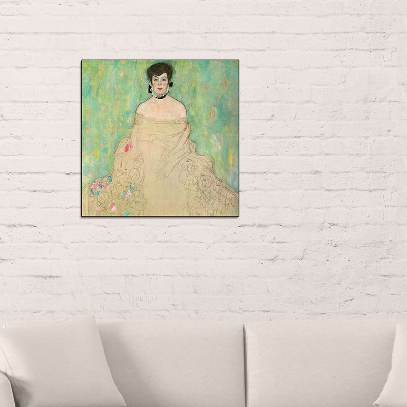 Gustav Klimt - Wrapped Canvas Painting, 50cm H x 50cm W x 1.8cm D
